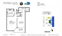 Unit A1010 floor plan